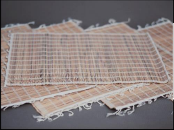 Cardamom Fiber Mat Set with Runner