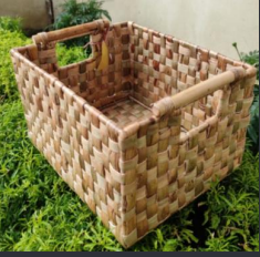Multipurpose Basket Flat Weaving
