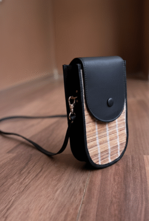 Mobile Sling Bag- Midnight black