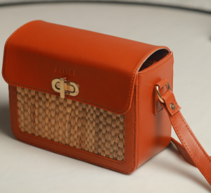 Box Sling Bag-Brown