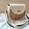 Halfmoon Sling Bag-Half white